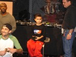 LP at the set of Attack of the Show.JPG