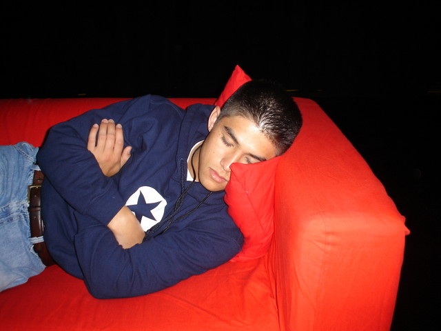 Detach taking a nap